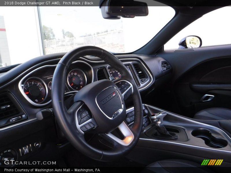 Pitch Black / Black 2018 Dodge Challenger GT AWD