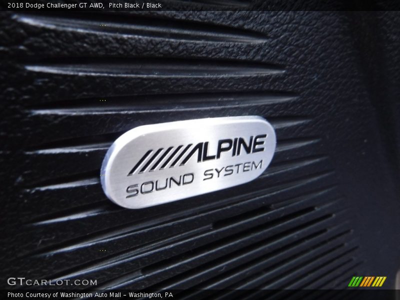 Pitch Black / Black 2018 Dodge Challenger GT AWD