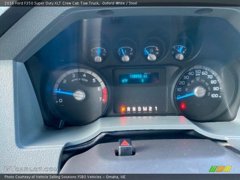  2016 F350 Super Duty XLT Crew Cab Tow Truck XLT Crew Cab Tow Truck Gauges