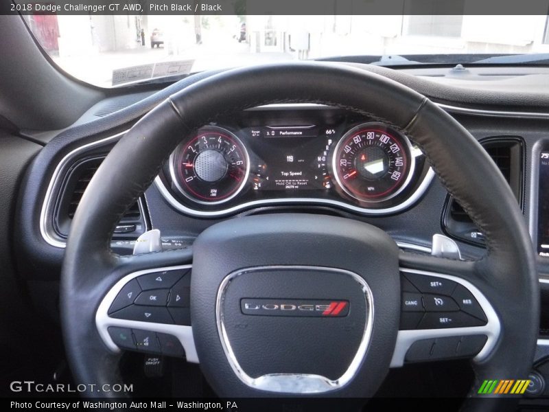 Pitch Black / Black 2018 Dodge Challenger GT AWD