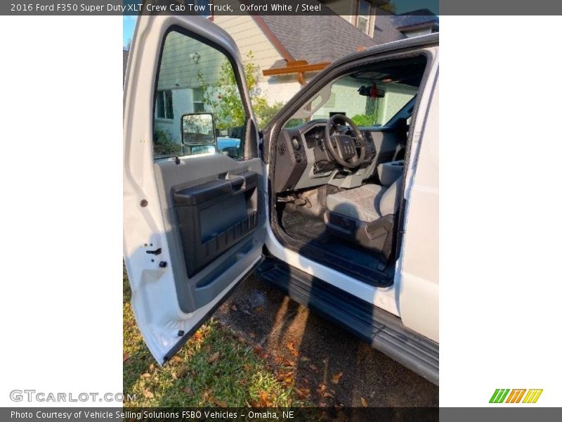 Oxford White / Steel 2016 Ford F350 Super Duty XLT Crew Cab Tow Truck