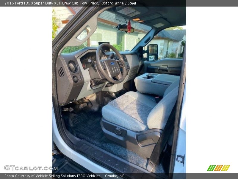 Front Seat of 2016 F350 Super Duty XLT Crew Cab Tow Truck