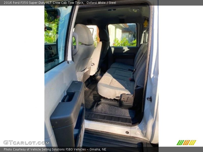 Rear Seat of 2016 F350 Super Duty XLT Crew Cab Tow Truck