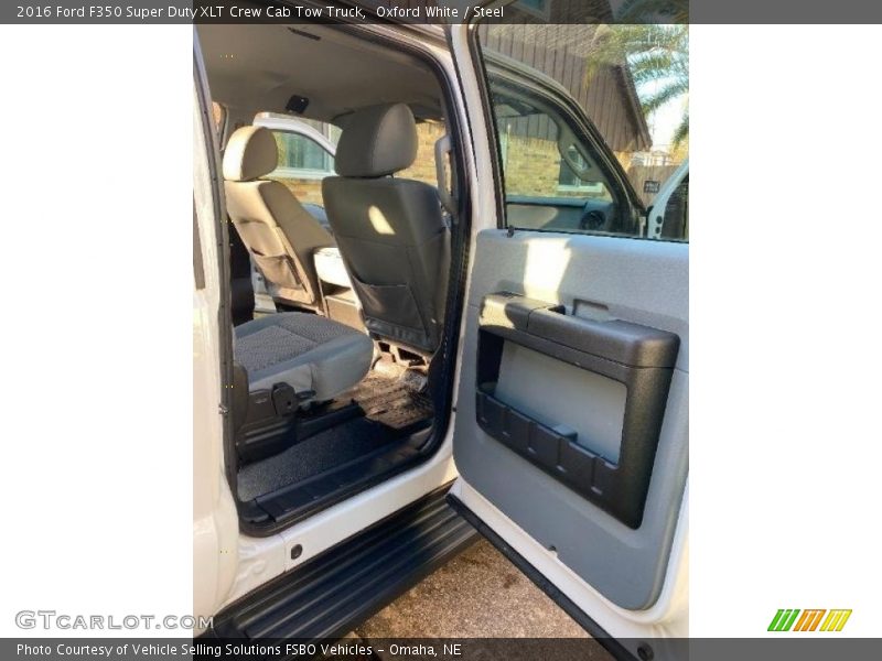 Oxford White / Steel 2016 Ford F350 Super Duty XLT Crew Cab Tow Truck
