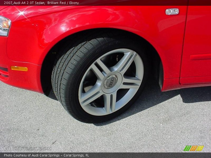 Brilliant Red / Ebony 2007 Audi A4 2.0T Sedan