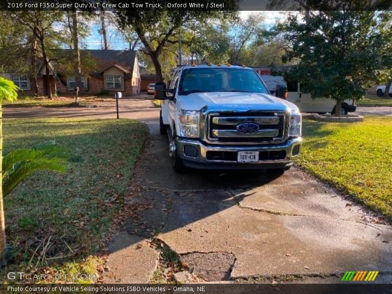 Oxford White / Steel 2016 Ford F350 Super Duty XLT Crew Cab Tow Truck