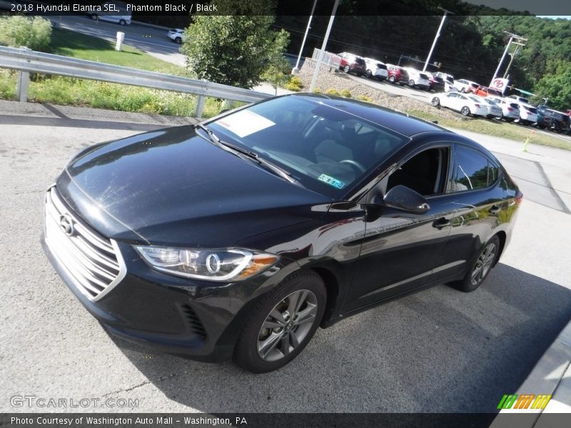 Phantom Black / Black 2018 Hyundai Elantra SEL