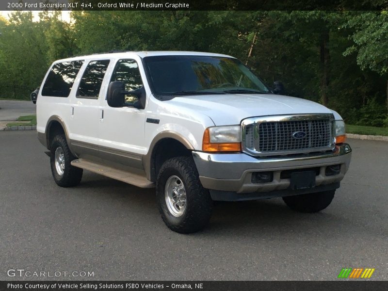 Oxford White / Medium Graphite 2000 Ford Excursion XLT 4x4
