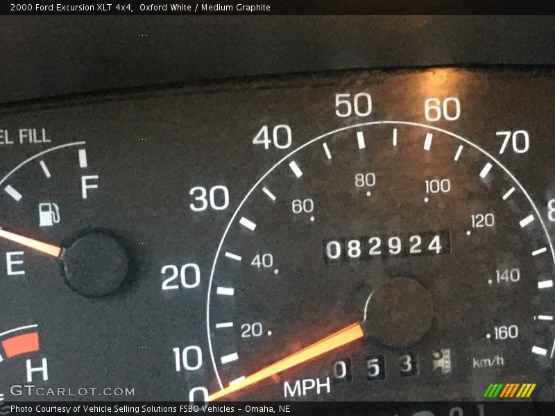 Oxford White / Medium Graphite 2000 Ford Excursion XLT 4x4