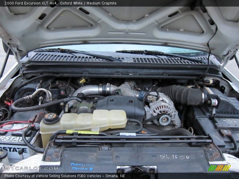Oxford White / Medium Graphite 2000 Ford Excursion XLT 4x4