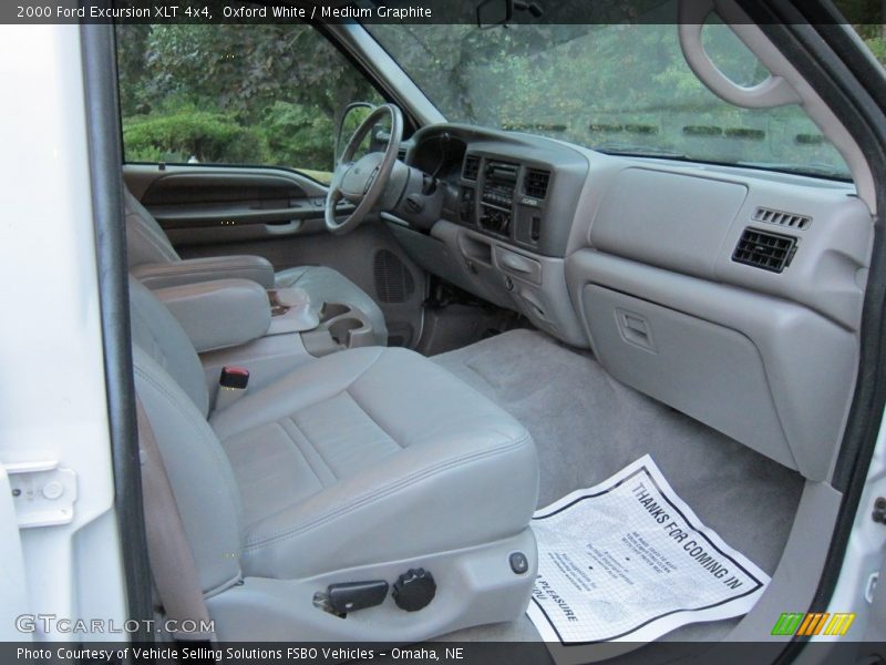 Oxford White / Medium Graphite 2000 Ford Excursion XLT 4x4