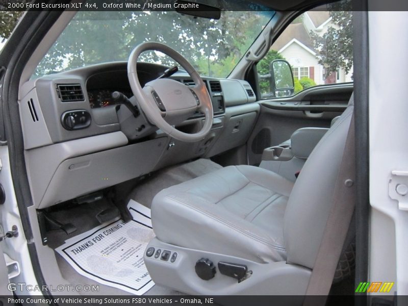 Oxford White / Medium Graphite 2000 Ford Excursion XLT 4x4