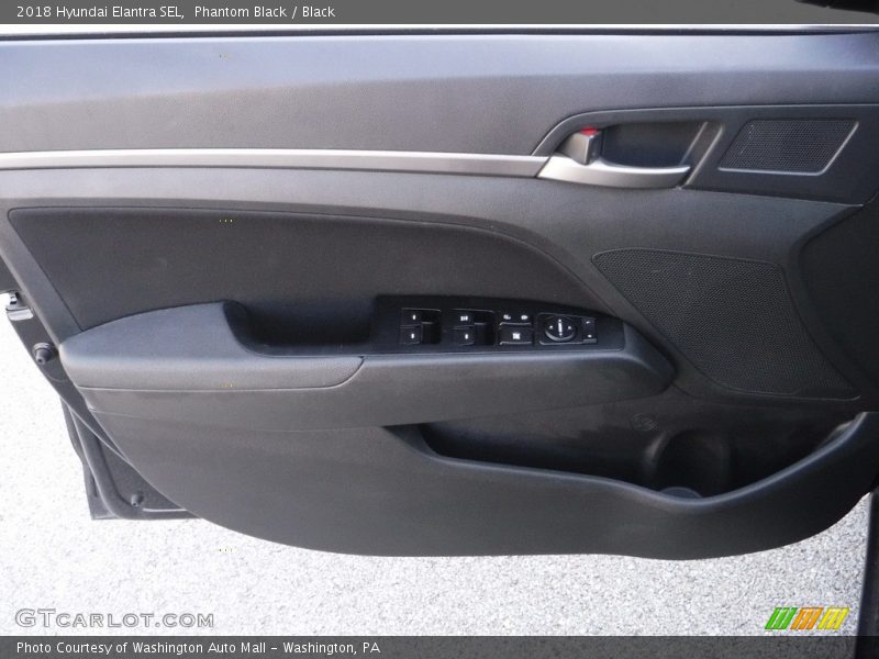 Phantom Black / Black 2018 Hyundai Elantra SEL