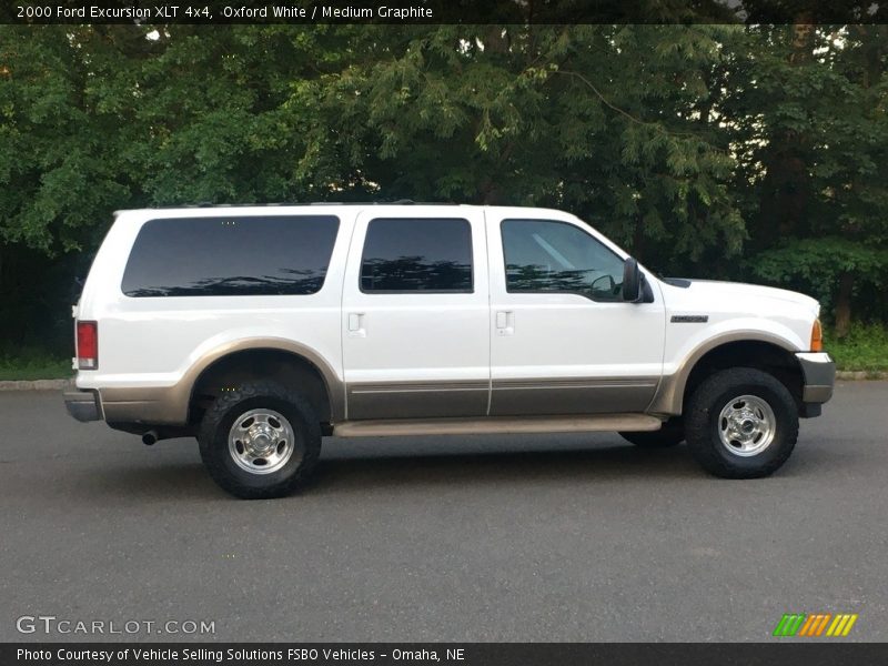 Oxford White / Medium Graphite 2000 Ford Excursion XLT 4x4