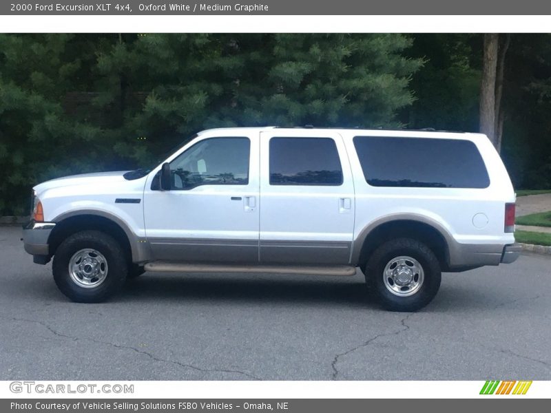 Oxford White / Medium Graphite 2000 Ford Excursion XLT 4x4