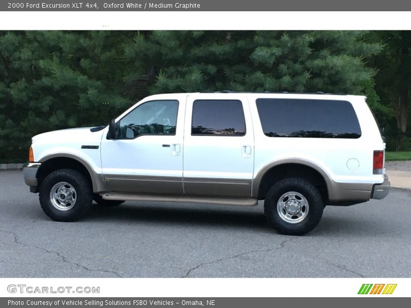 Oxford White / Medium Graphite 2000 Ford Excursion XLT 4x4