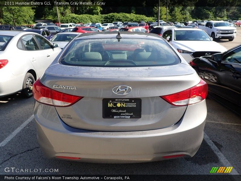 Titanium Gray Metallic / Gray 2011 Hyundai Elantra GLS