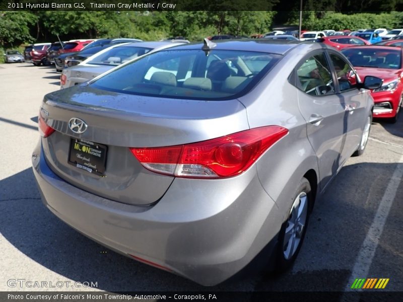 Titanium Gray Metallic / Gray 2011 Hyundai Elantra GLS
