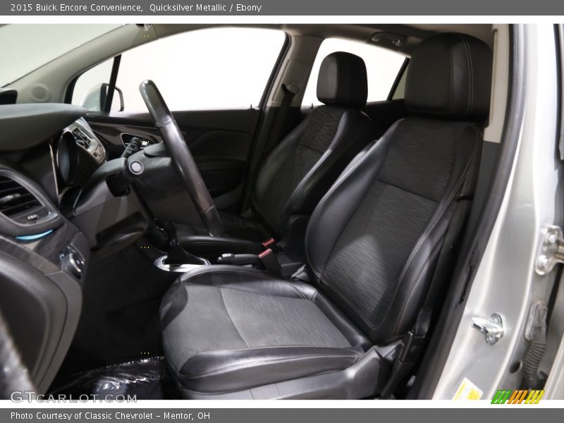 Quicksilver Metallic / Ebony 2015 Buick Encore Convenience