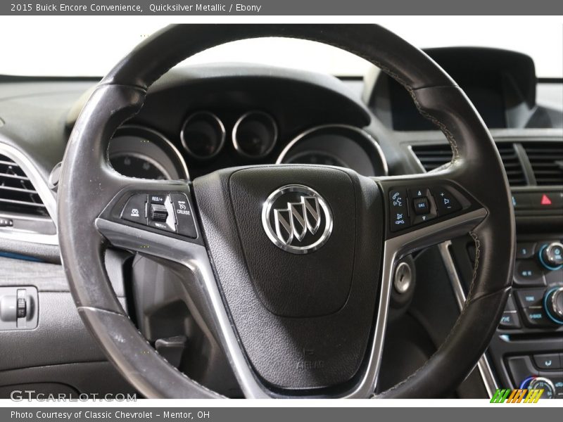 Quicksilver Metallic / Ebony 2015 Buick Encore Convenience