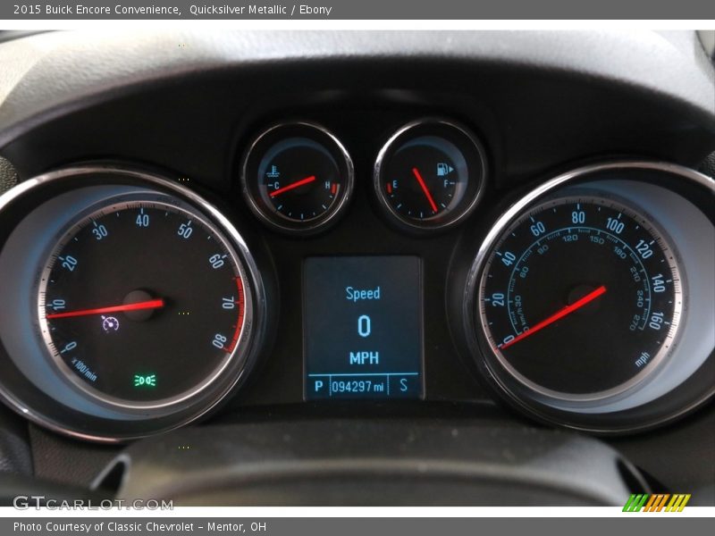 Quicksilver Metallic / Ebony 2015 Buick Encore Convenience