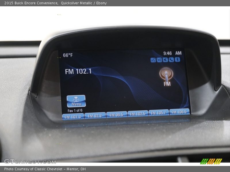 Quicksilver Metallic / Ebony 2015 Buick Encore Convenience