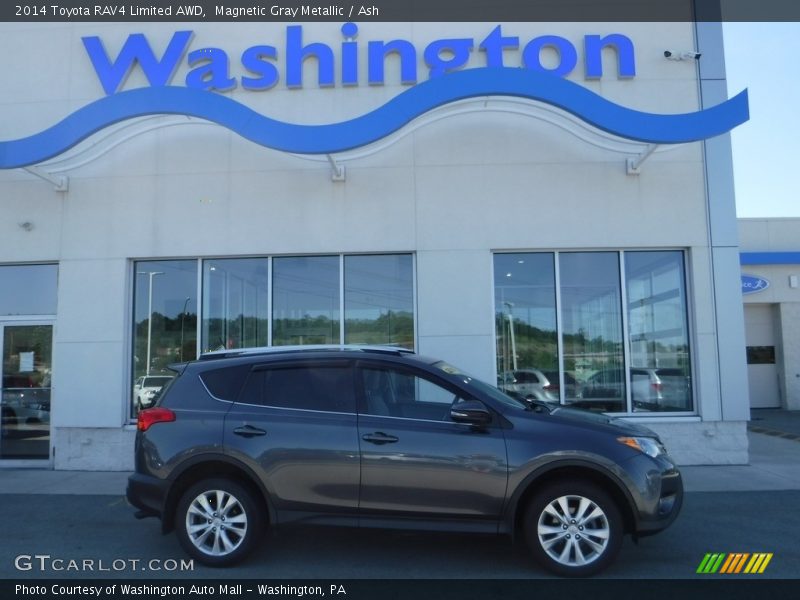 Magnetic Gray Metallic / Ash 2014 Toyota RAV4 Limited AWD