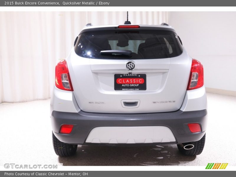 Quicksilver Metallic / Ebony 2015 Buick Encore Convenience