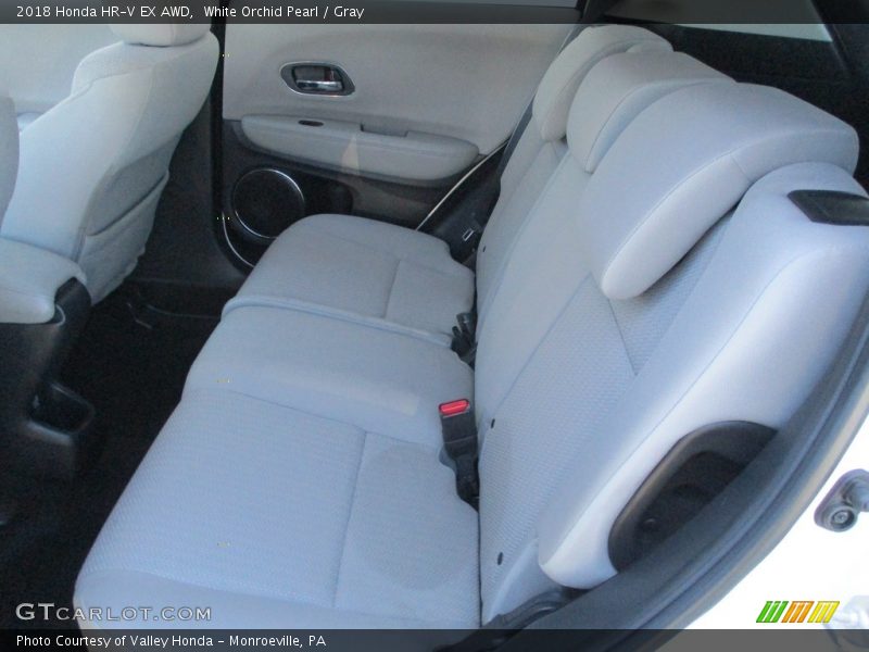 White Orchid Pearl / Gray 2018 Honda HR-V EX AWD