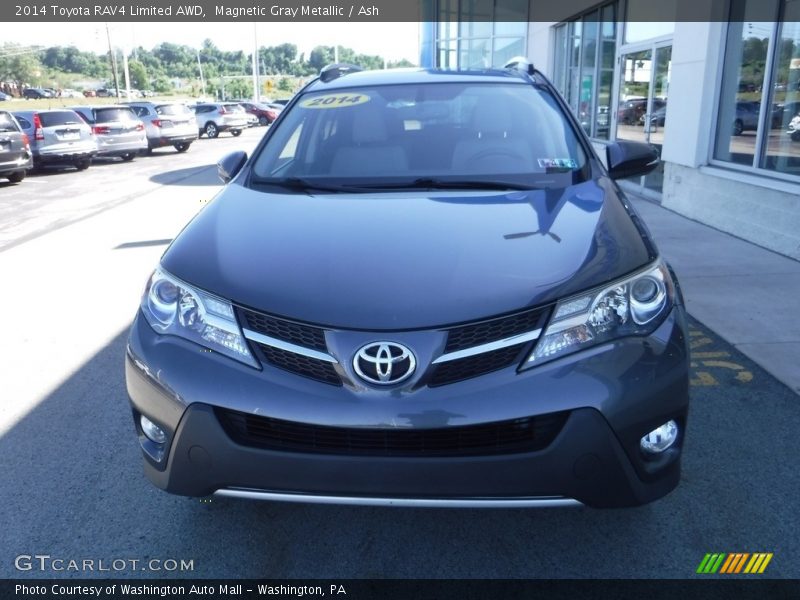Magnetic Gray Metallic / Ash 2014 Toyota RAV4 Limited AWD