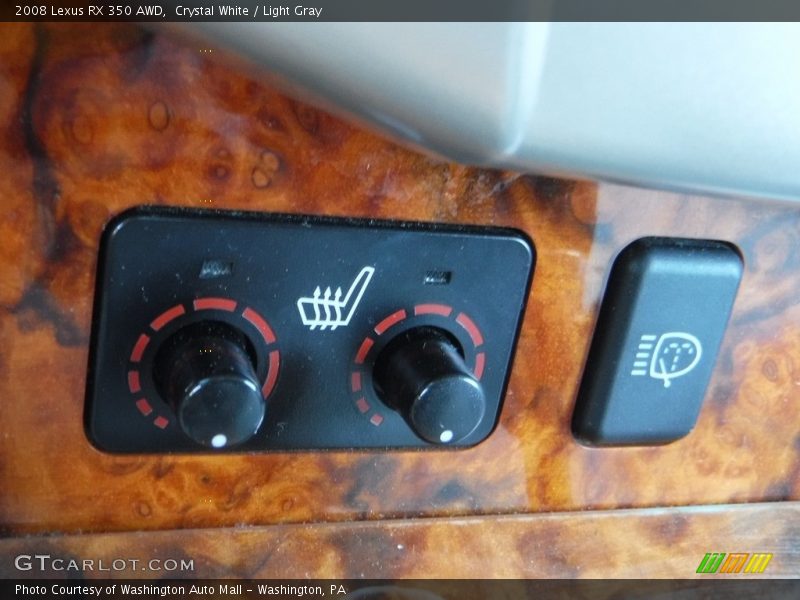 Crystal White / Light Gray 2008 Lexus RX 350 AWD