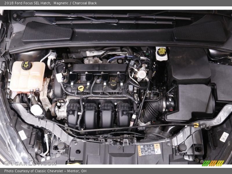 Magnetic / Charcoal Black 2018 Ford Focus SEL Hatch