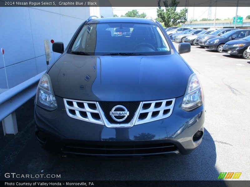 Graphite Blue / Black 2014 Nissan Rogue Select S