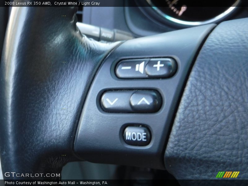 Crystal White / Light Gray 2008 Lexus RX 350 AWD
