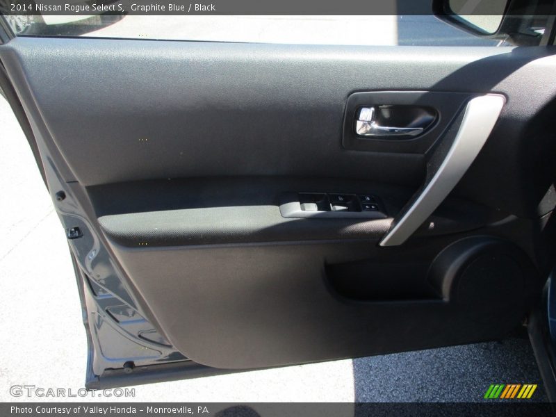 Graphite Blue / Black 2014 Nissan Rogue Select S
