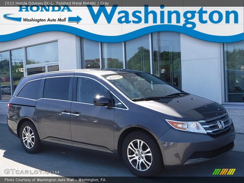 Polished Metal Metallic / Gray 2013 Honda Odyssey EX-L