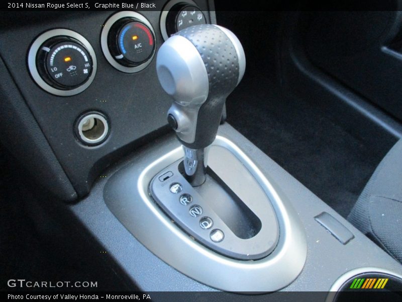 Graphite Blue / Black 2014 Nissan Rogue Select S