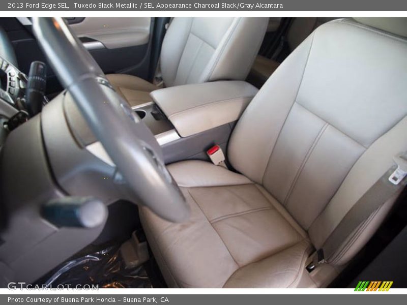 Tuxedo Black Metallic / SEL Appearance Charcoal Black/Gray Alcantara 2013 Ford Edge SEL