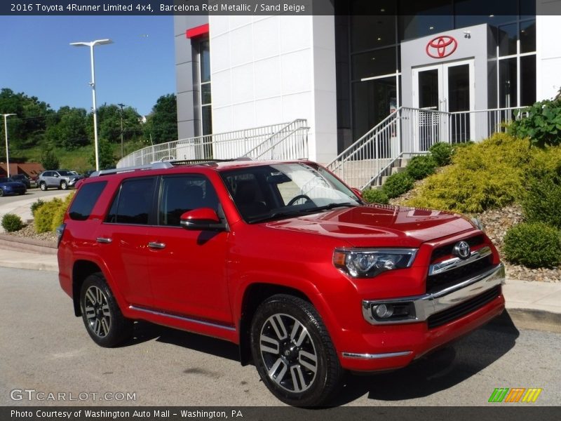 Barcelona Red Metallic / Sand Beige 2016 Toyota 4Runner Limited 4x4
