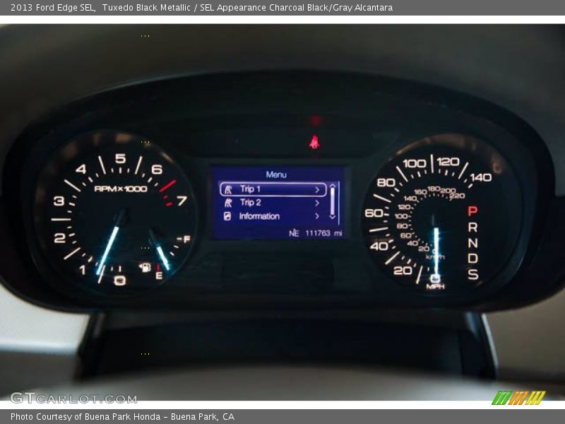 Tuxedo Black Metallic / SEL Appearance Charcoal Black/Gray Alcantara 2013 Ford Edge SEL