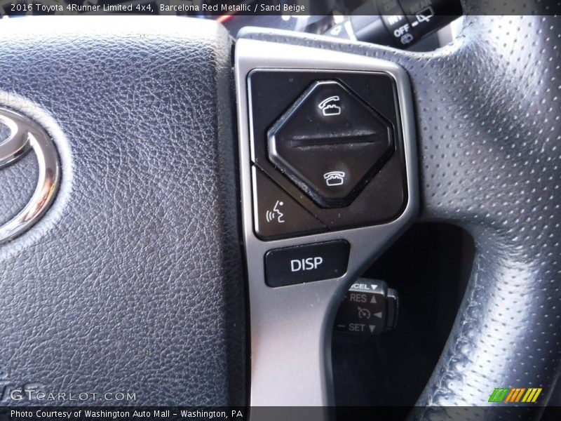 Barcelona Red Metallic / Sand Beige 2016 Toyota 4Runner Limited 4x4
