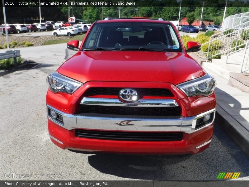 Barcelona Red Metallic / Sand Beige 2016 Toyota 4Runner Limited 4x4