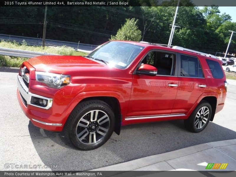 Barcelona Red Metallic / Sand Beige 2016 Toyota 4Runner Limited 4x4