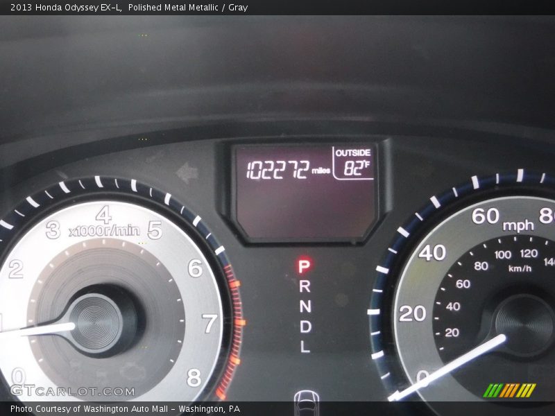 Polished Metal Metallic / Gray 2013 Honda Odyssey EX-L