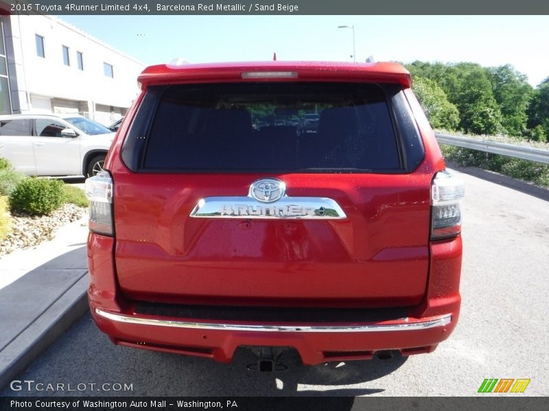 Barcelona Red Metallic / Sand Beige 2016 Toyota 4Runner Limited 4x4