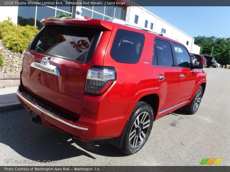 Barcelona Red Metallic / Sand Beige 2016 Toyota 4Runner Limited 4x4
