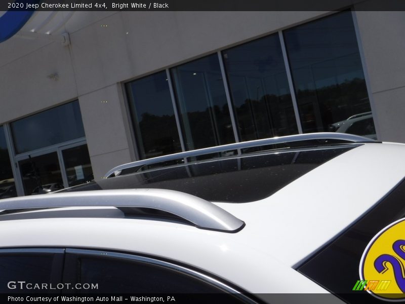 Bright White / Black 2020 Jeep Cherokee Limited 4x4
