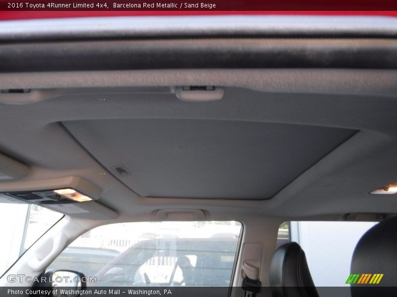 Barcelona Red Metallic / Sand Beige 2016 Toyota 4Runner Limited 4x4