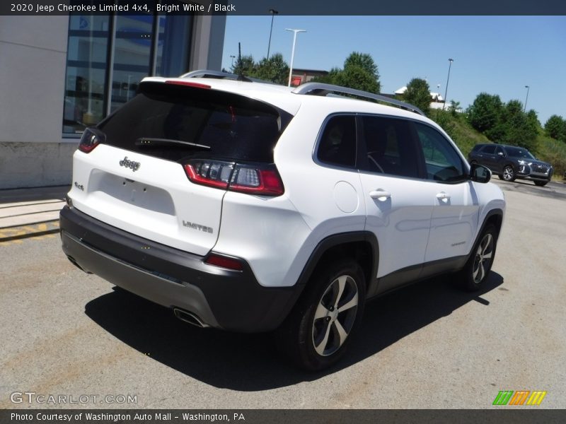 Bright White / Black 2020 Jeep Cherokee Limited 4x4