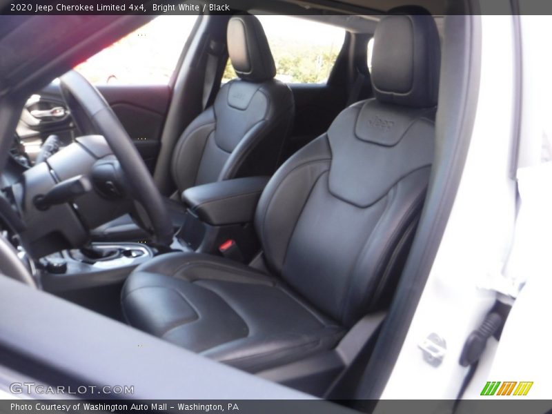 Bright White / Black 2020 Jeep Cherokee Limited 4x4